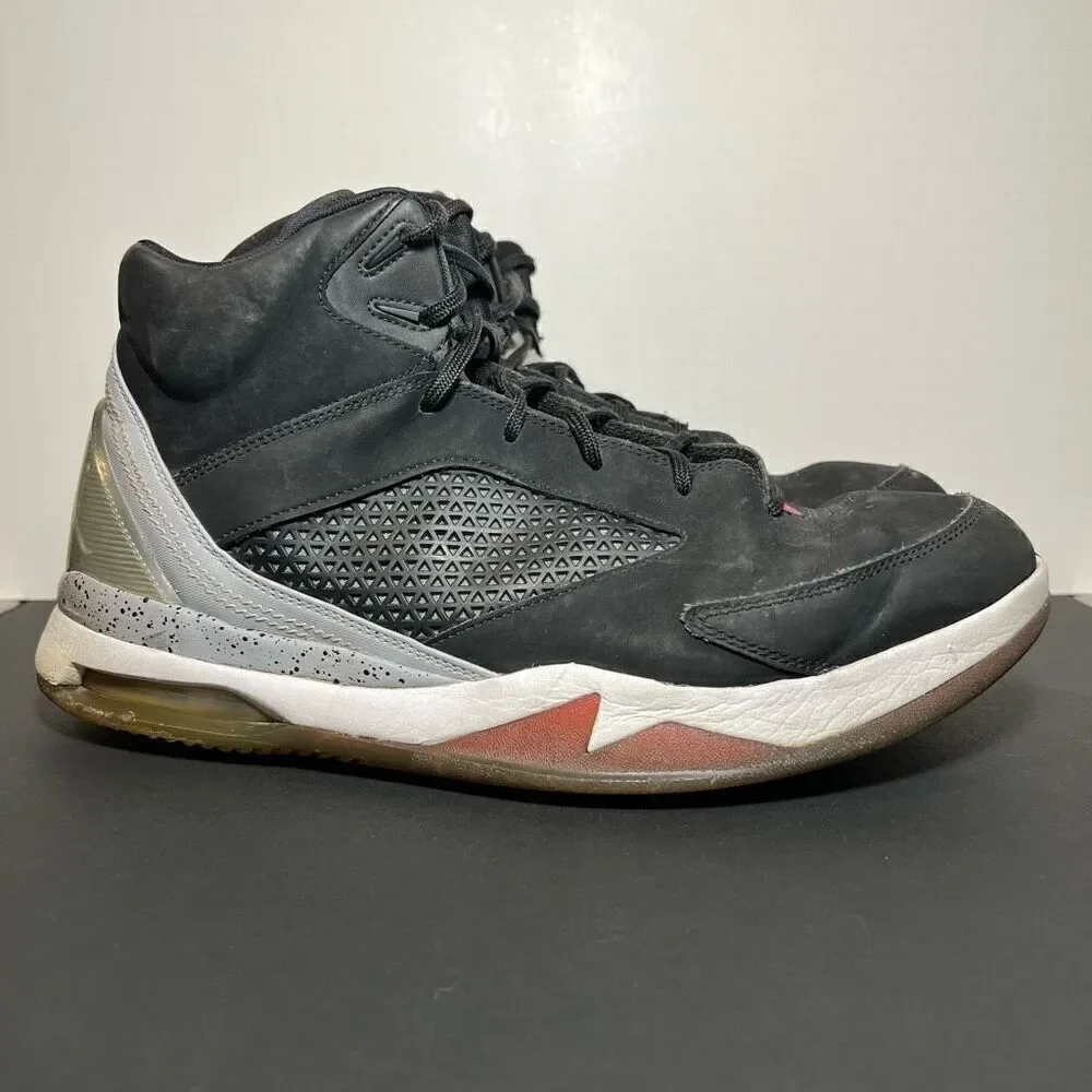 Mens ‘14 AIR JORDAN Flight Remix Black Basketball Shoes / Size 11.5